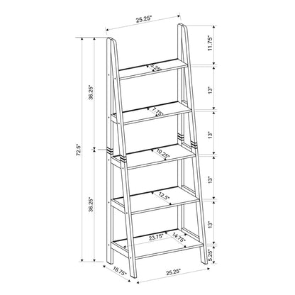 Black Ladder bookshelve