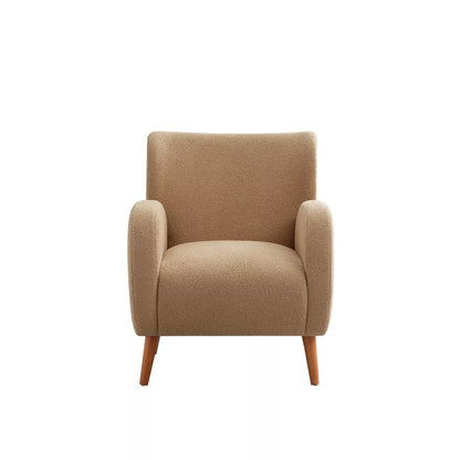 Boucle Fabric Upholstered Accent Chair
