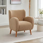 Boucle Fabric Upholstered Accent Chair