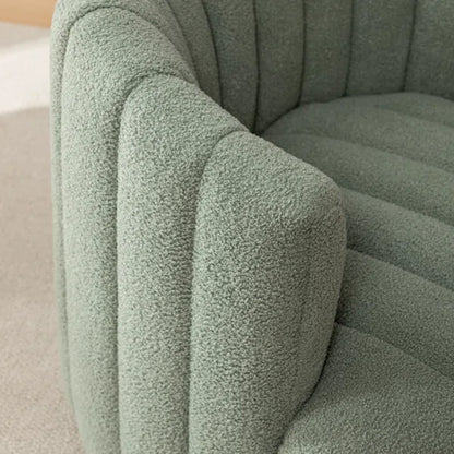 Benette Upholstered Swivel Barrel Chair