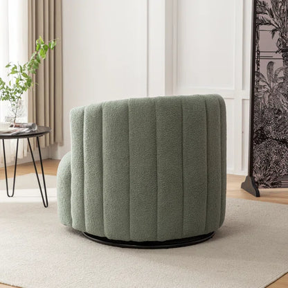 Benette Upholstered Swivel Barrel Chair
