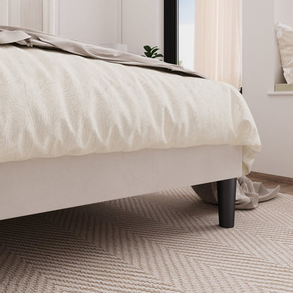 Tranquil Wingback Bed