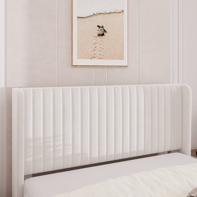 Tranquil Wingback Bed