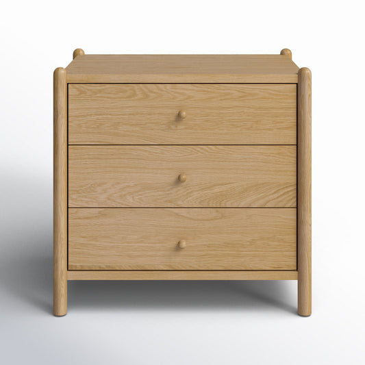 Eclipse 3-Drawer Nightstand