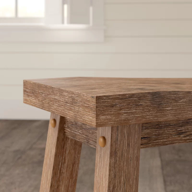 Colinn Rustic Wood Bench