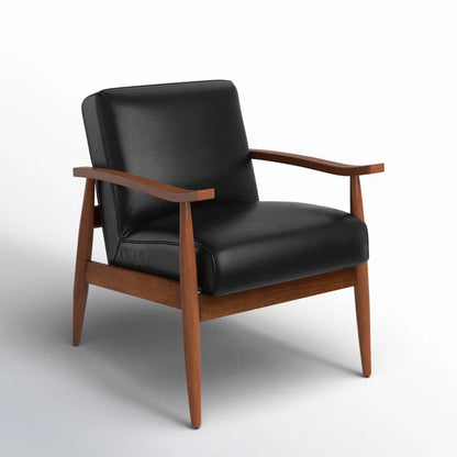 County Faux Leather Armchair