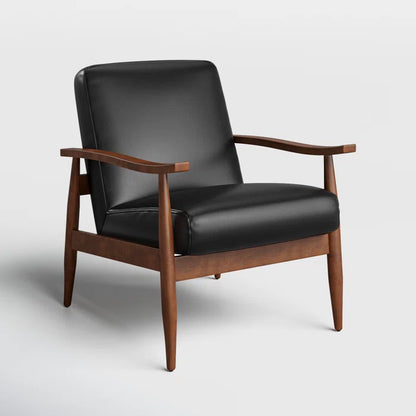 County Faux Leather Armchair
