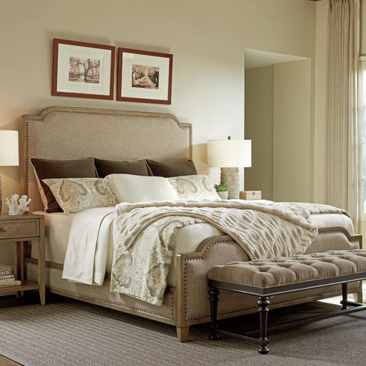 Ellsworth Nailhead Upholstered Bed