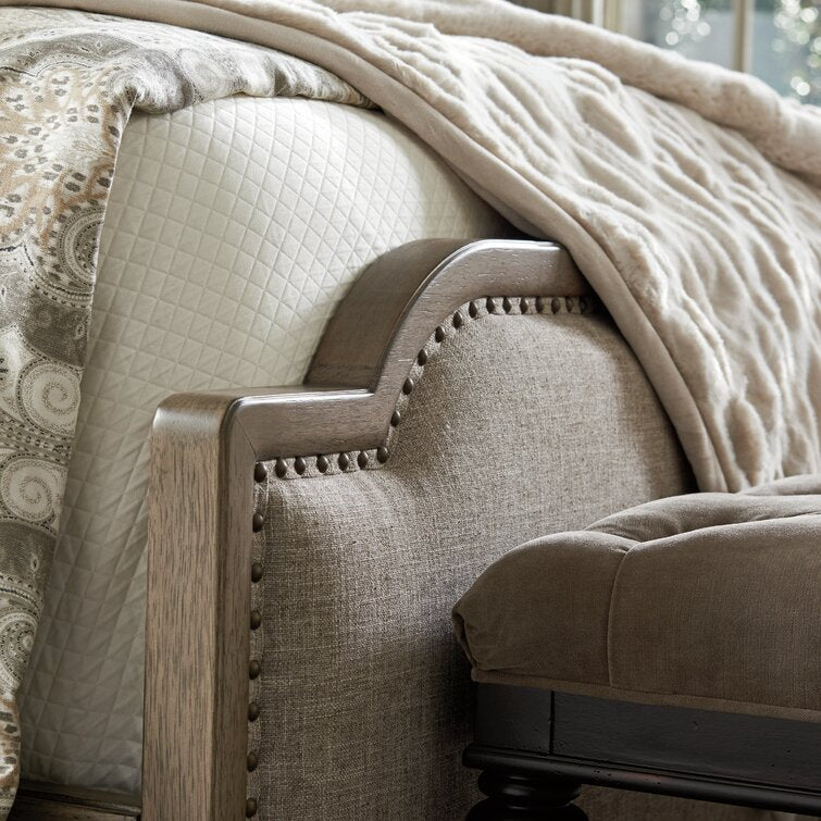 Ellsworth Nailhead Upholstered Bed