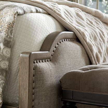 Ellsworth Nailhead Upholstered Bed