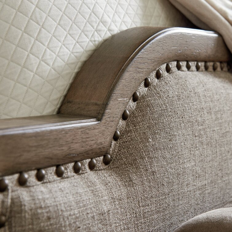Ellsworth Nailhead Upholstered Bed