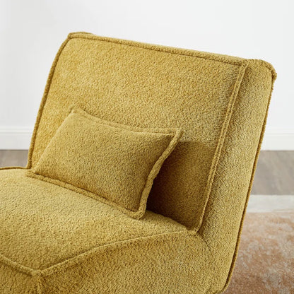 Darke Upholstered Accent Lounge Chair with Pillow