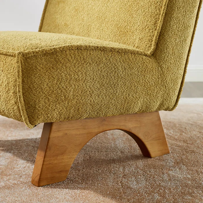 Darke Upholstered Accent Lounge Chair with Pillow