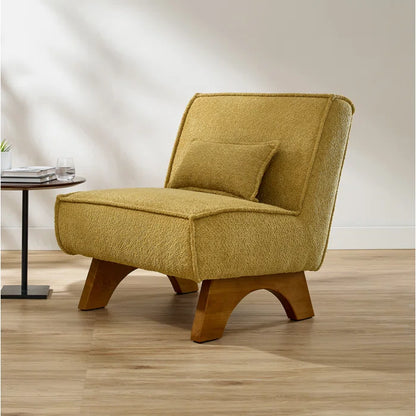 Darke Upholstered Accent Lounge Chair with Pillow