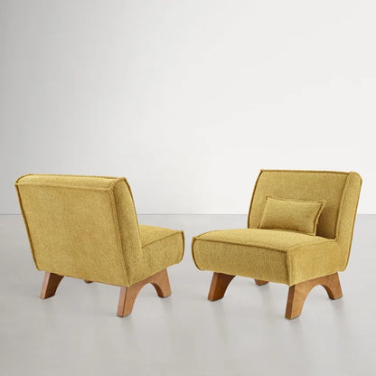 Darke Upholstered Accent Lounge Chair with Pillow