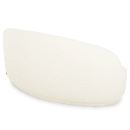 Modern Curve Boucle Upholstered Sofa