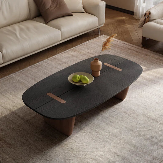 Oval Teak Wood Coffee Table