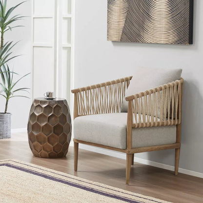 Freddy Natural Teak Accent Arm Chair