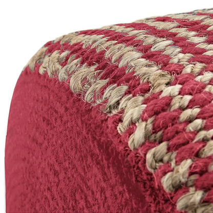 Jack Round Braided Pouf