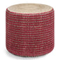Jack Round Braided Pouf