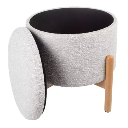 Lavish Storage Round Ottoman