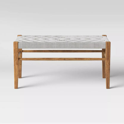 Leo Woven Bench Natural