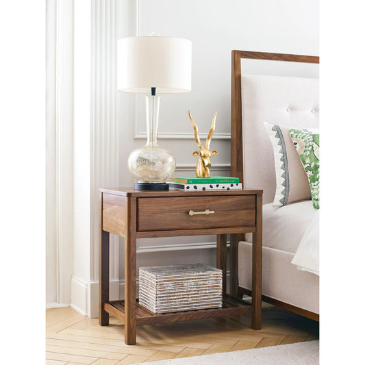 Highland Teakwood Open Nightstand