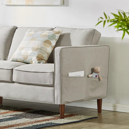 Sand Square Arm Sofa