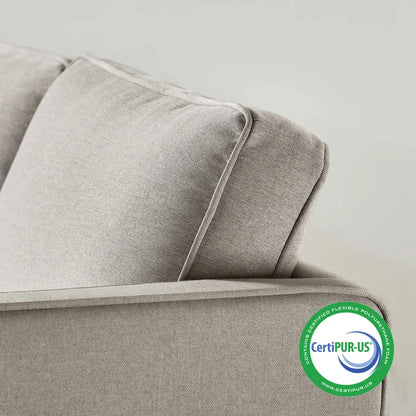 Sand Square Arm Sofa