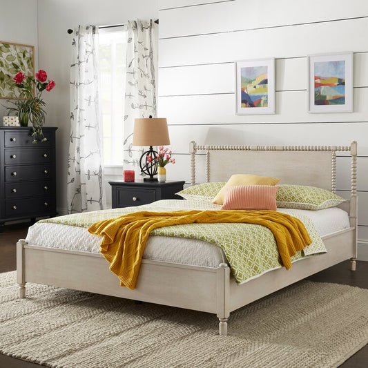 Rustic Charm Teakwood Platform Bed