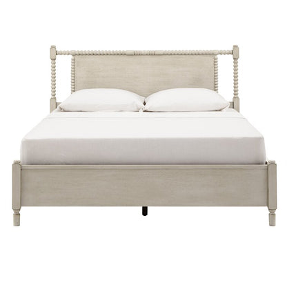Rustic Charm Teakwood Platform Bed