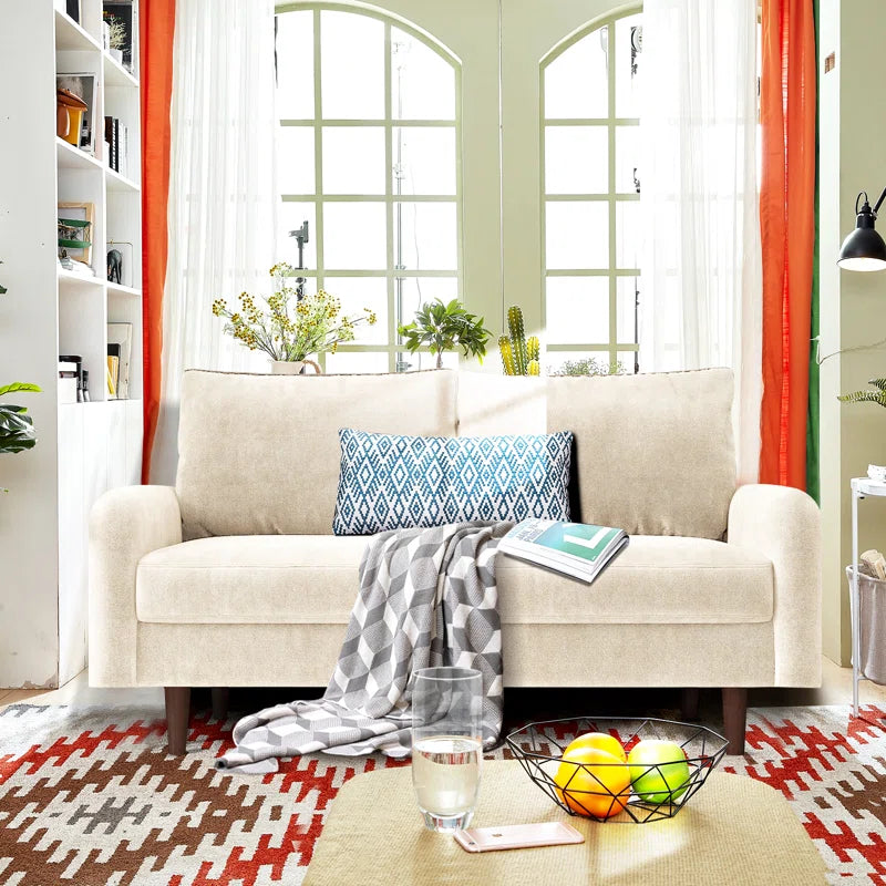 Goldenrod Upholstered Loveseat Sofa
