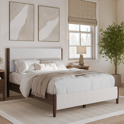 CloudHaven Upholstered Platform Bed