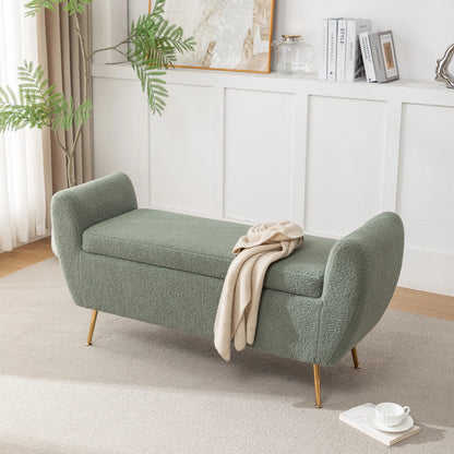 Ruby Upholstered Flip Top Storage Bench