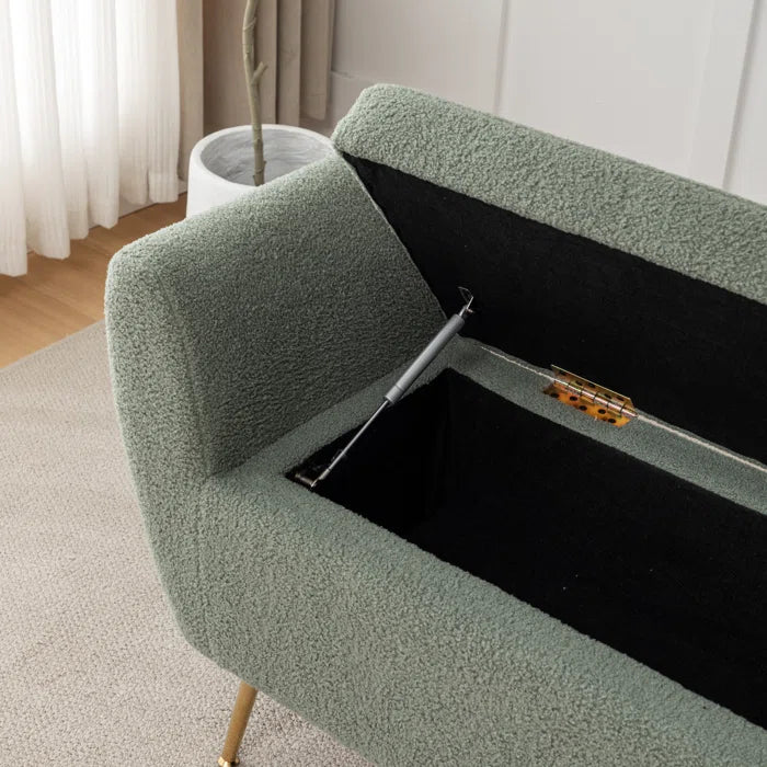 Ruby Upholstered Flip Top Storage Bench