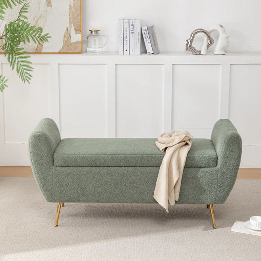 Ruby Upholstered Flip Top Storage Bench