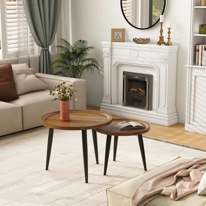 Knight Teak Nesting Coffee Table