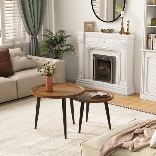 Knight Teak Nesting Coffee Table