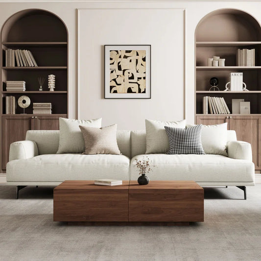 Lavish Modern 3-seater sofa with pillows