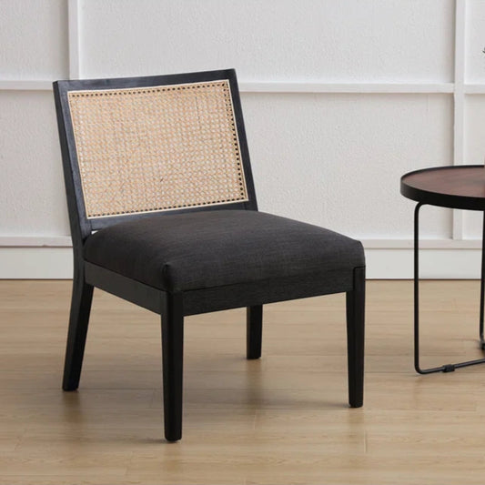 Charcoal Upholstered Side Chair