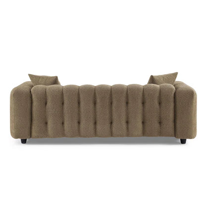 Modern Square Arms Chesterfield Sofa