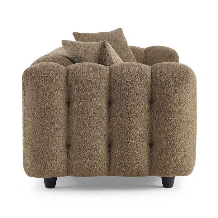 Modern Square Arms Chesterfield Sofa