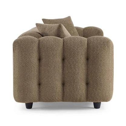 Modern Square Arms Chesterfield Sofa