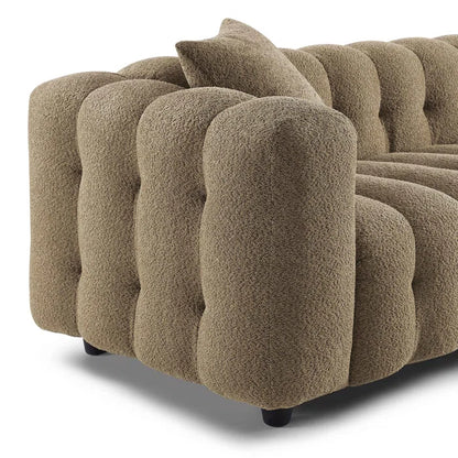 Modern Square Arms Chesterfield Sofa