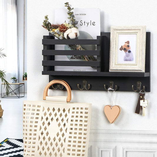 Rustic Wall-Mount Organizer