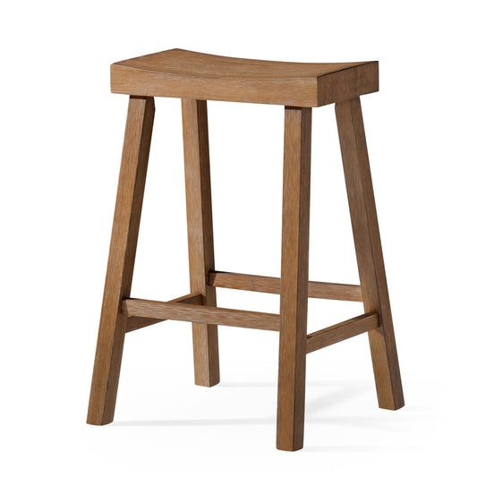 Vincent Backless Saddle Barstool