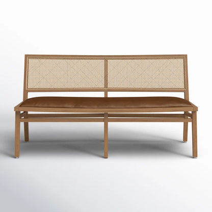 Miraj Faux Leather Upholstered Bench