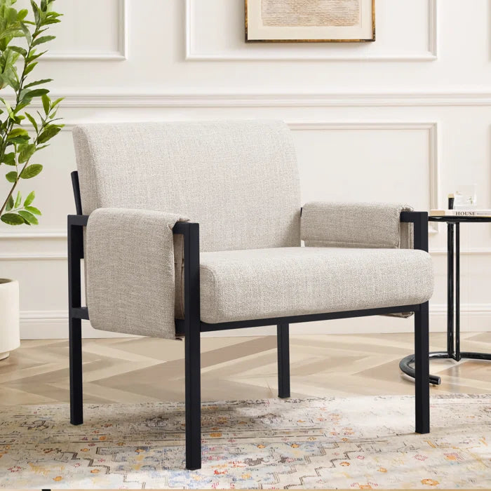 Modern Upholstered Accent Armchair