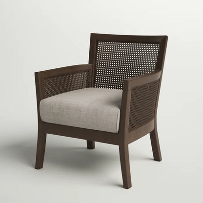 Natural Cane Back and Sides Armchair