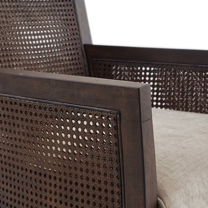 Natural Cane Back and Sides Armchair